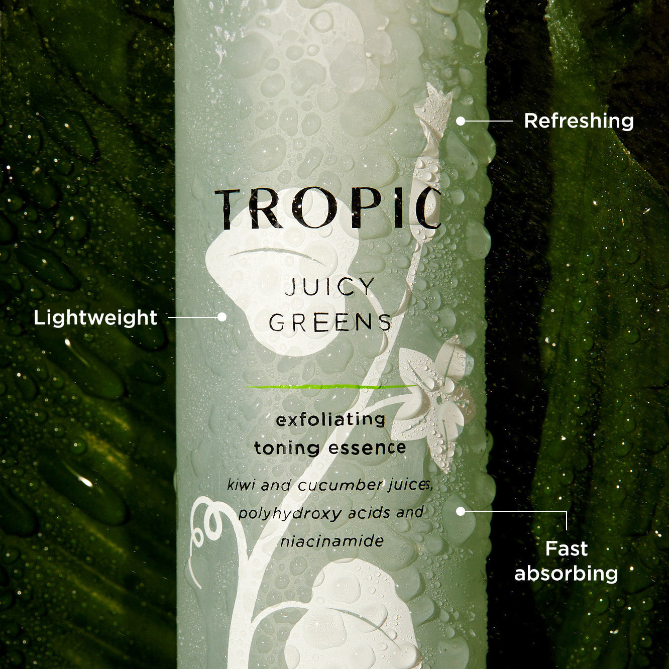 Juicy Greens Exfoliating Toning Essence
